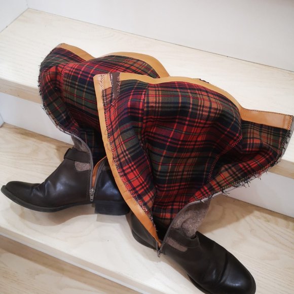 Tommy Hilfiger Knee High Brown Leather Equestrian Boots size 6.5M - Picture 4 of 7